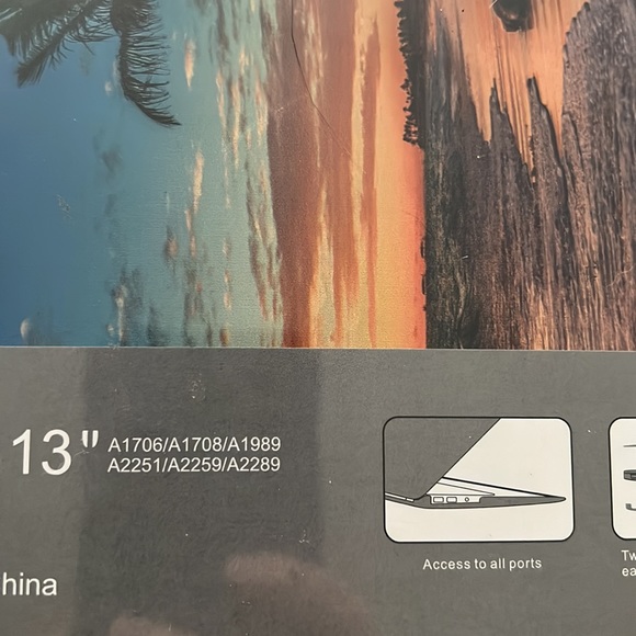 NWT new pro 13” A1706/A1708/A1989 A2251/A2259/A2289 hard cover - Picture 5 of 6